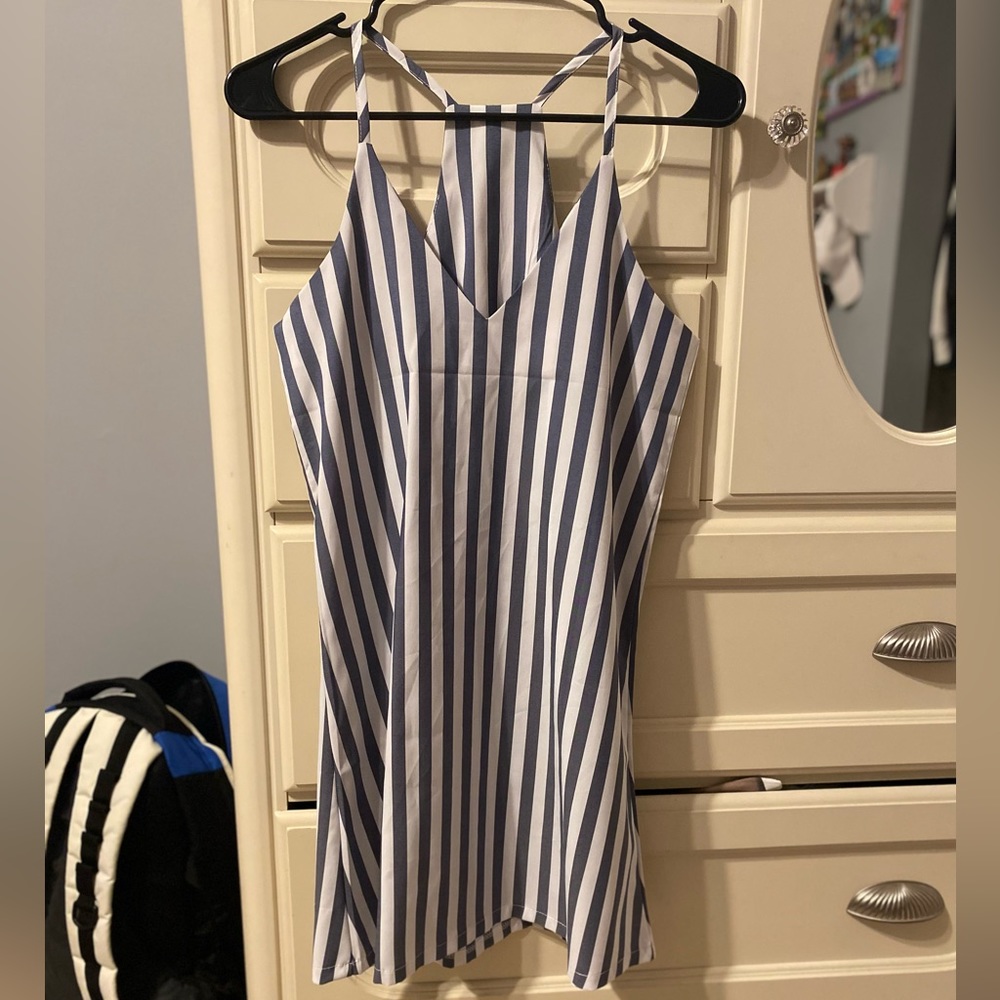 Shein stripe boat dress